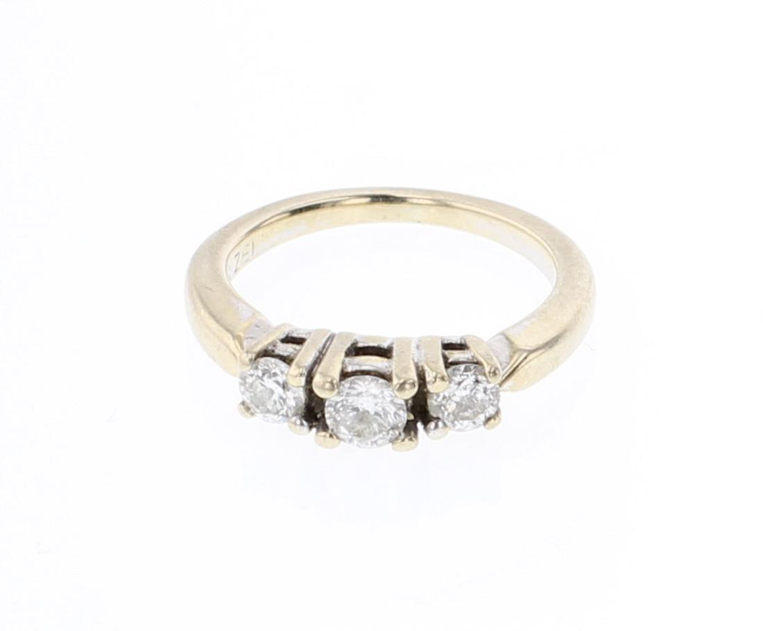 Vintage 18K Gold & Diamonds Ring (1 of 3)