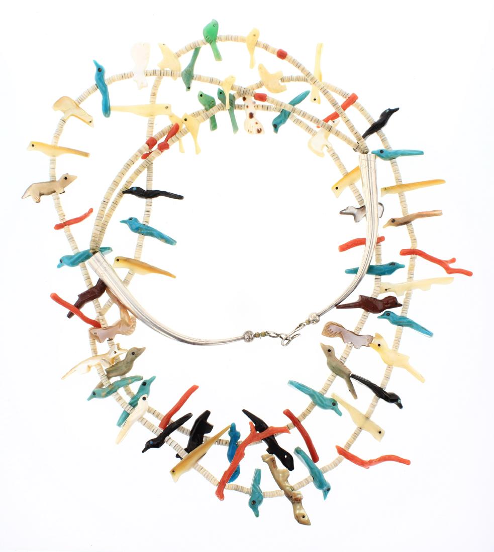 Old Pawn Bird Fetish Necklace (1 of 2)