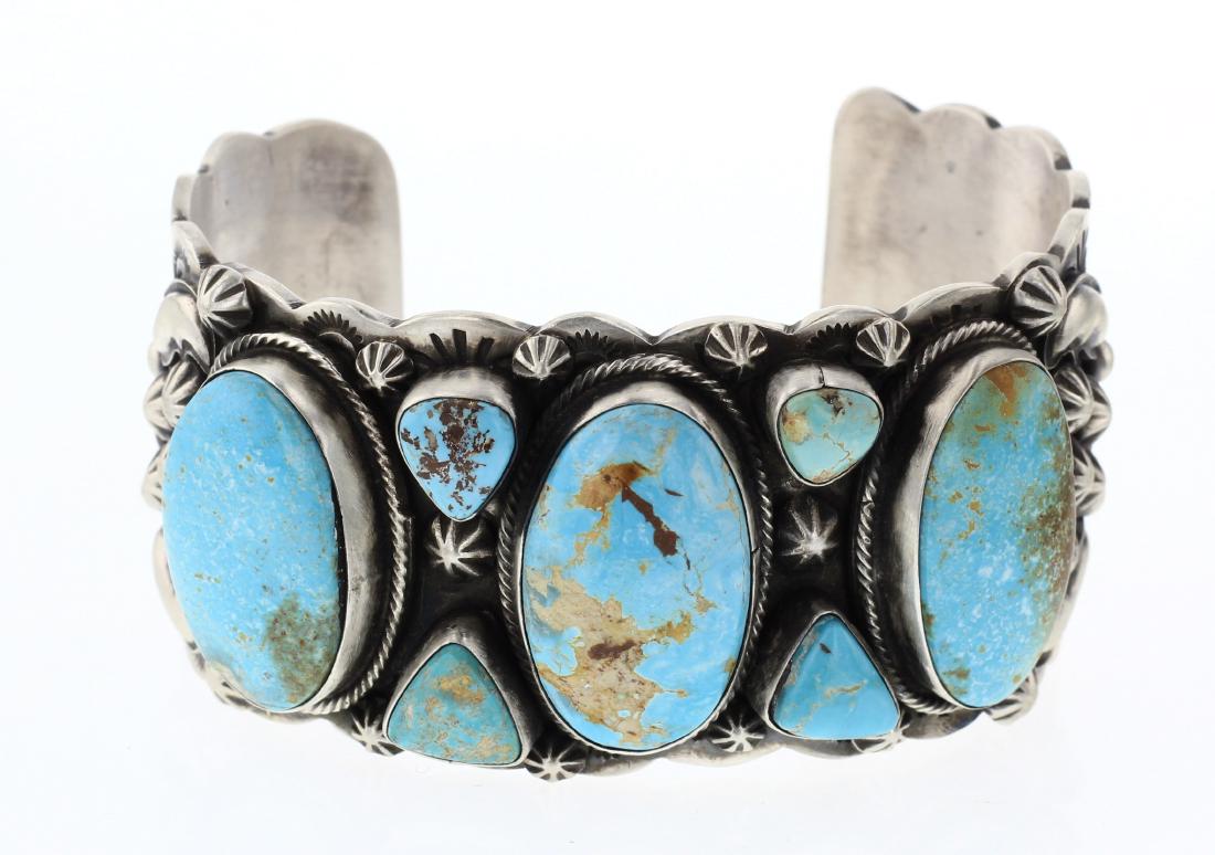 Bobby Johnson Contemporary Kingman Turquoise Bracelet (1 of 3)