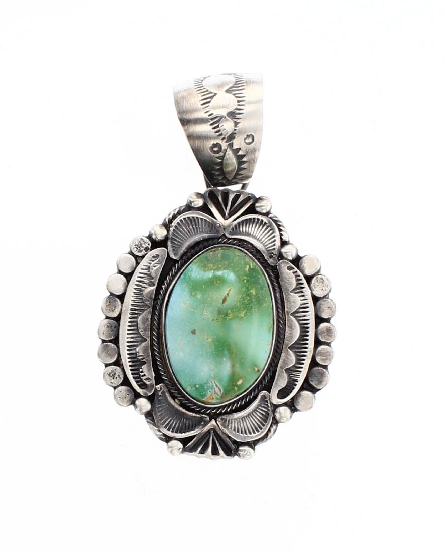 Bobby Johnson Contemporary Royston Turquoise Pendant (1 of 2)