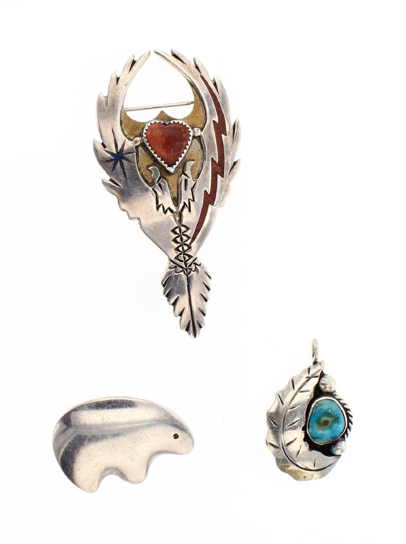 Vintage Pin & Pendant Lot of Three (1 of 2)