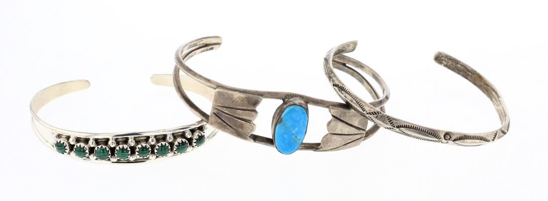 Vintage Turquoise Bracelet Lot of Three (1 of 3)