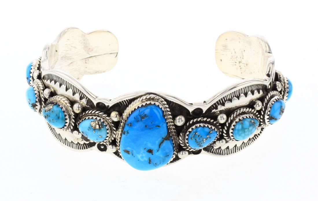 T. Hasteeen Contemporary Freeform Turquoise Row (1 of 3)