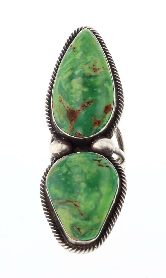 Rick Martinez Emerald Valley Turquoise Ring (1 of 3)