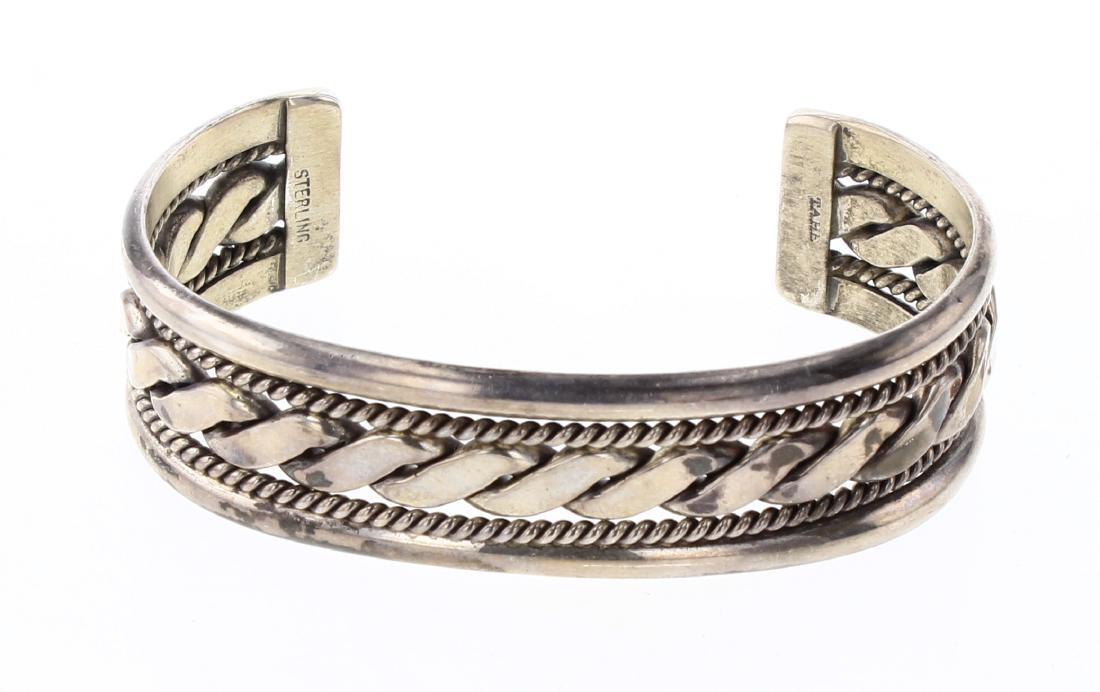 Tah Vintage Chain Twist Wire Cuff Bracelet (1 of 3)