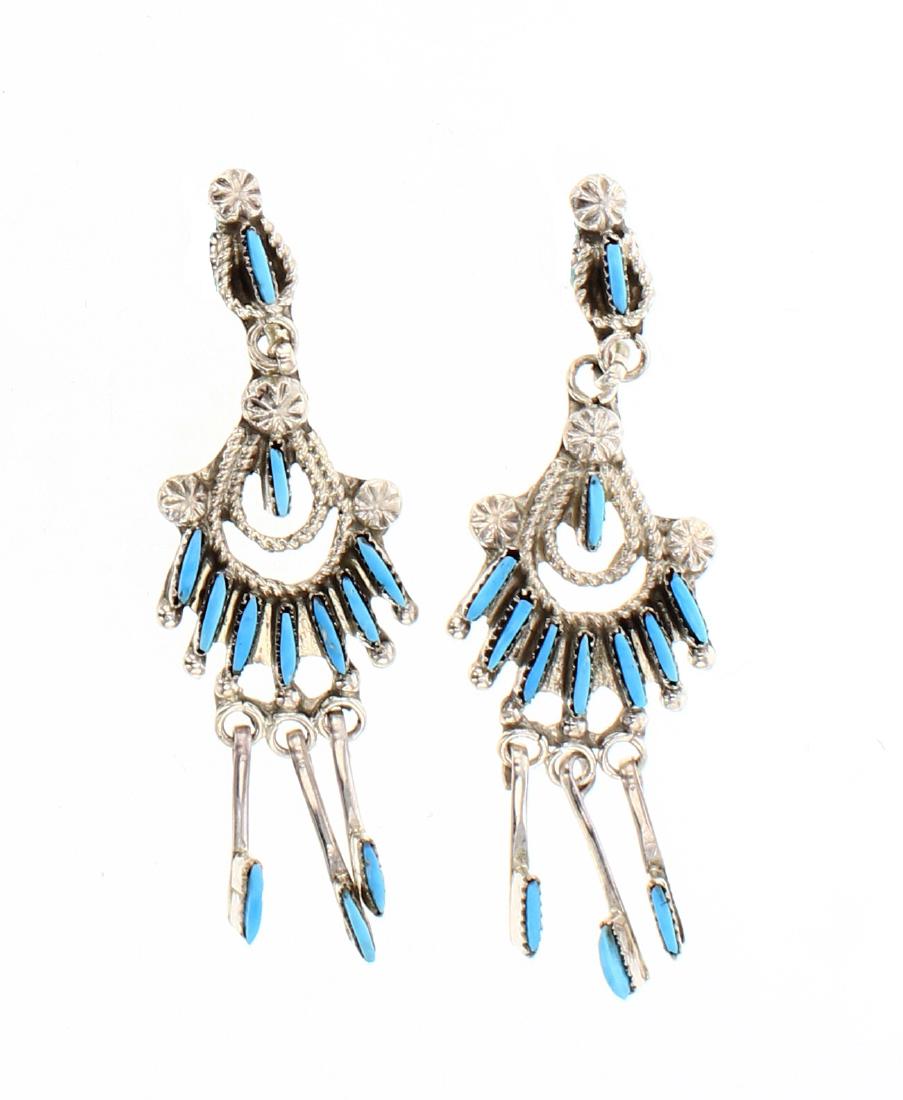 Burnadett Wyaco Vintage Zuni Sleeping Beauty Turquoise (1 of 2)