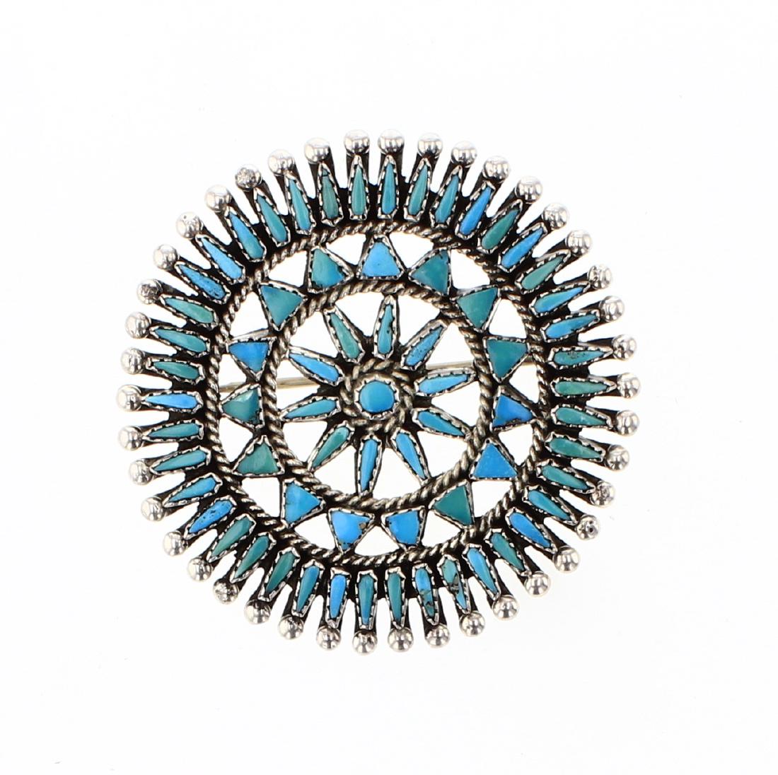 TM Vintage Turquoise Pin (1 of 2)