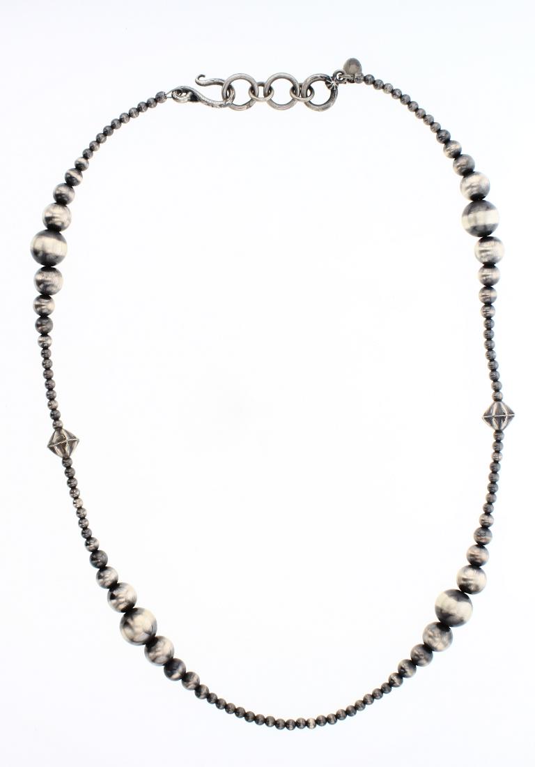 Vintage Navajo Pearls Mixed Beads Necklace (1 of 2)