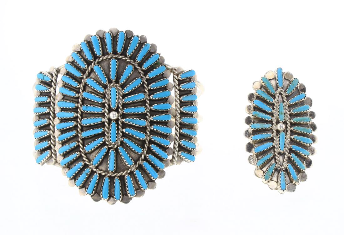 Byjoe Turquoise Original Cluster Bracelet & Ring Set (1 of 3)