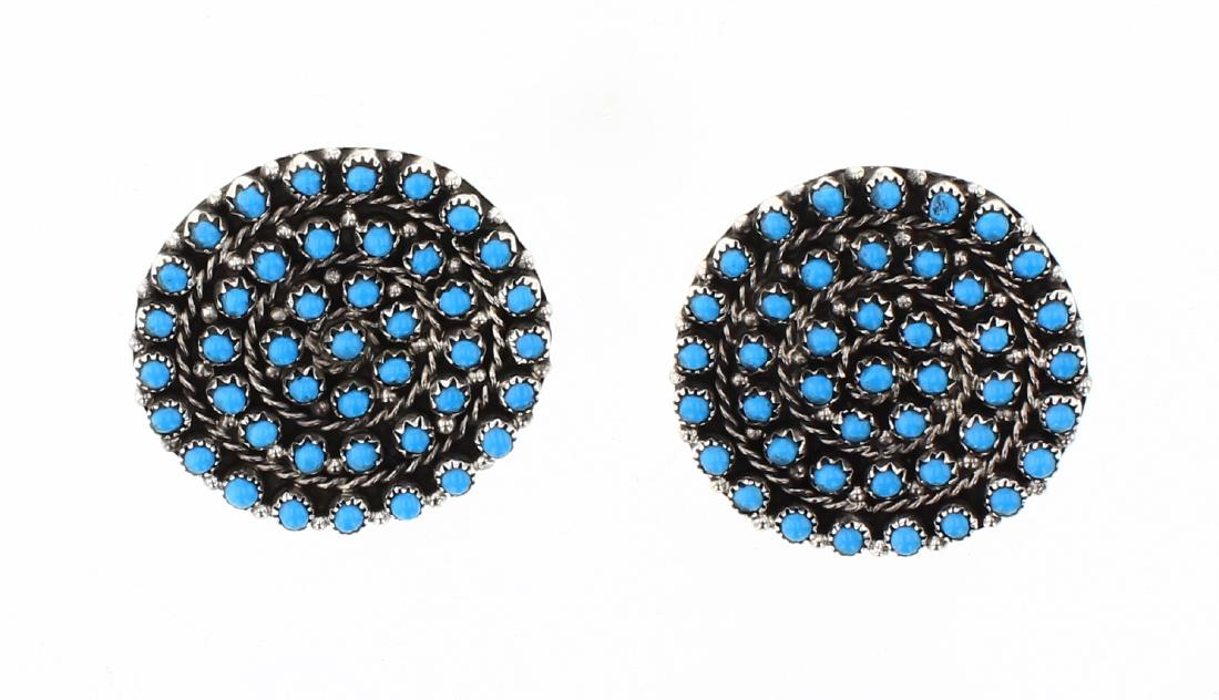 R Modee Sleeping Beauty Turquoise Zuni Round Calibrated (1 of 2)