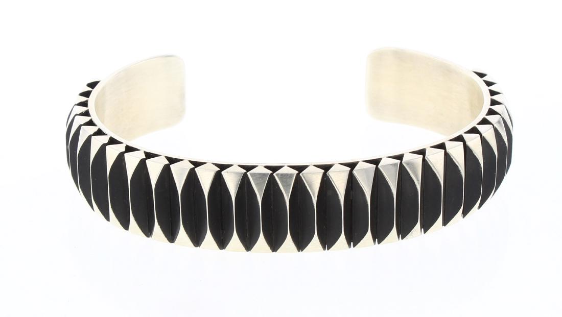 Leonard Tahe Contemporary Infinity Deep Etch Out Cuff (1 of 3)