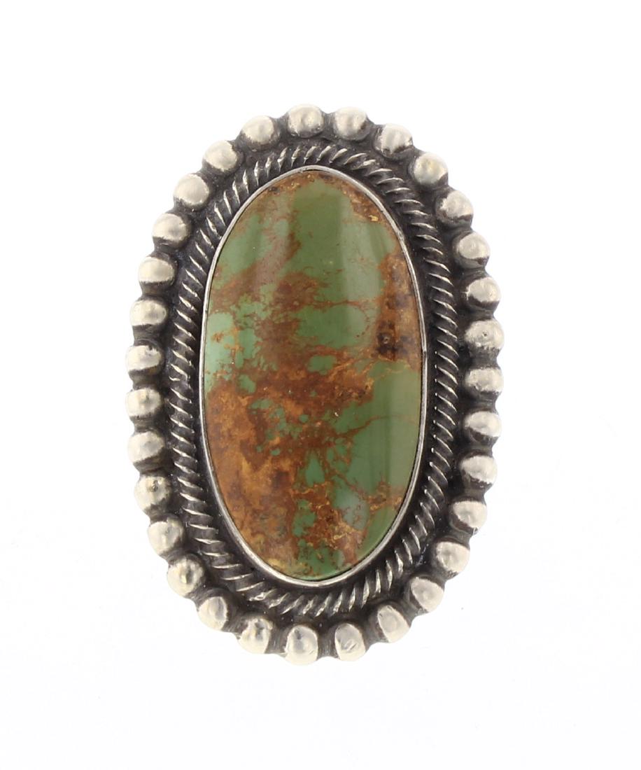 R.  Martinez Royston Turquoise Large Stone  Ring (1 of 4)
