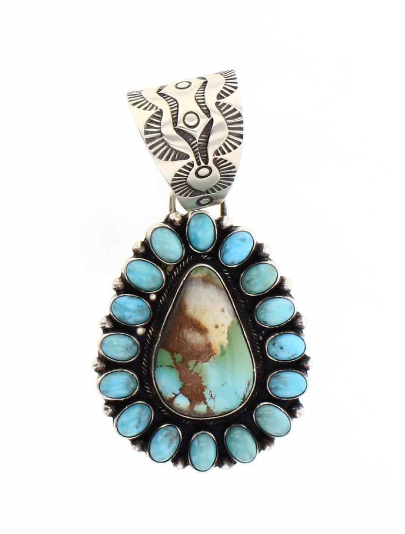 Danny Clark Contemporary Royston Turquoise Cluster (1 of 2)