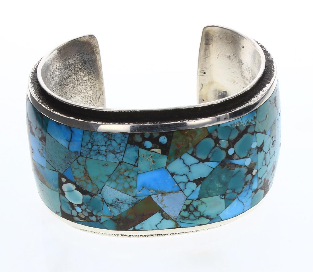 Lester James  Vintage Turquoise Invisible Art Deco (1 of 3)