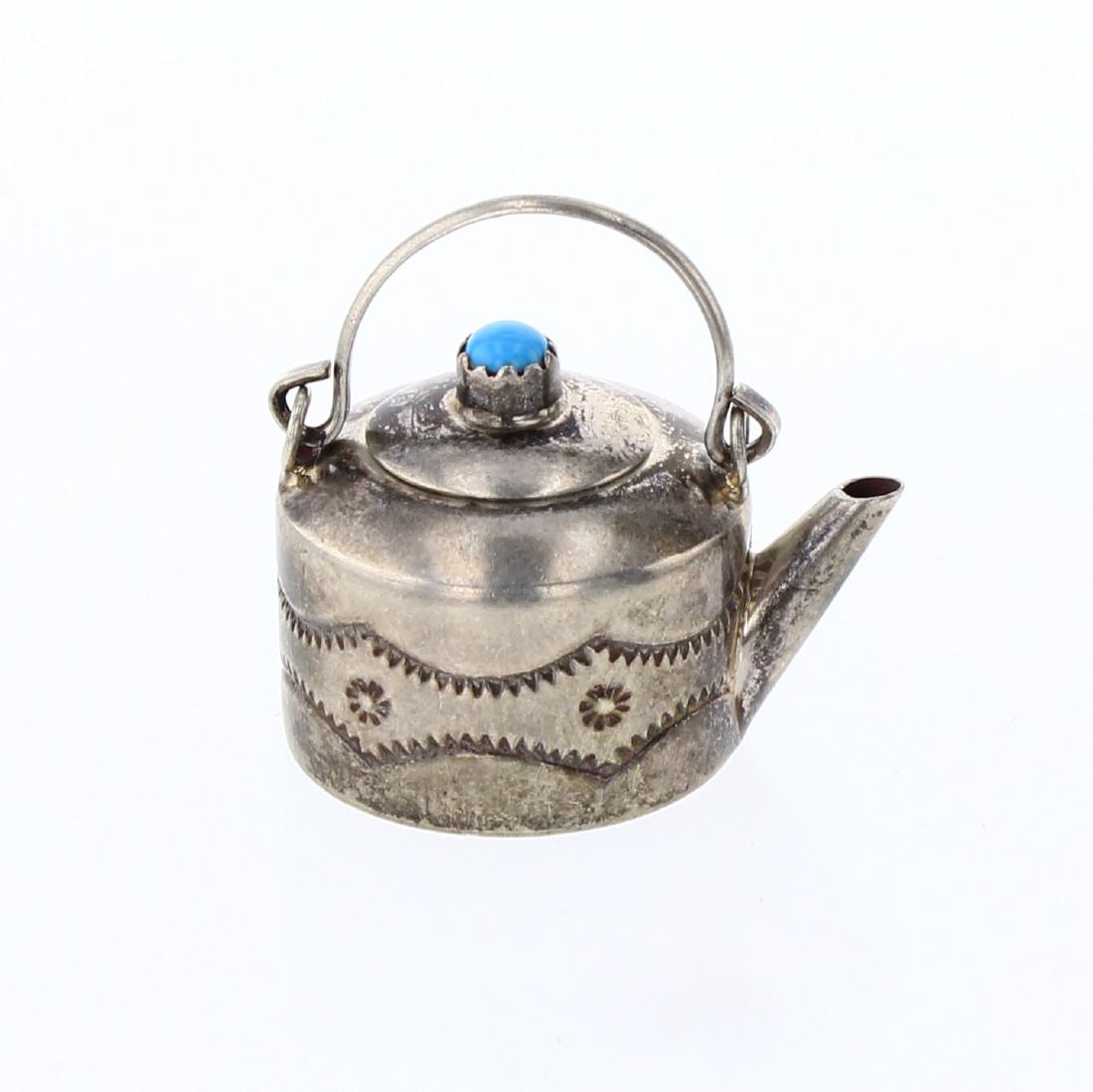 EMW Turquoise Mini Tea Kettle (1 of 3)