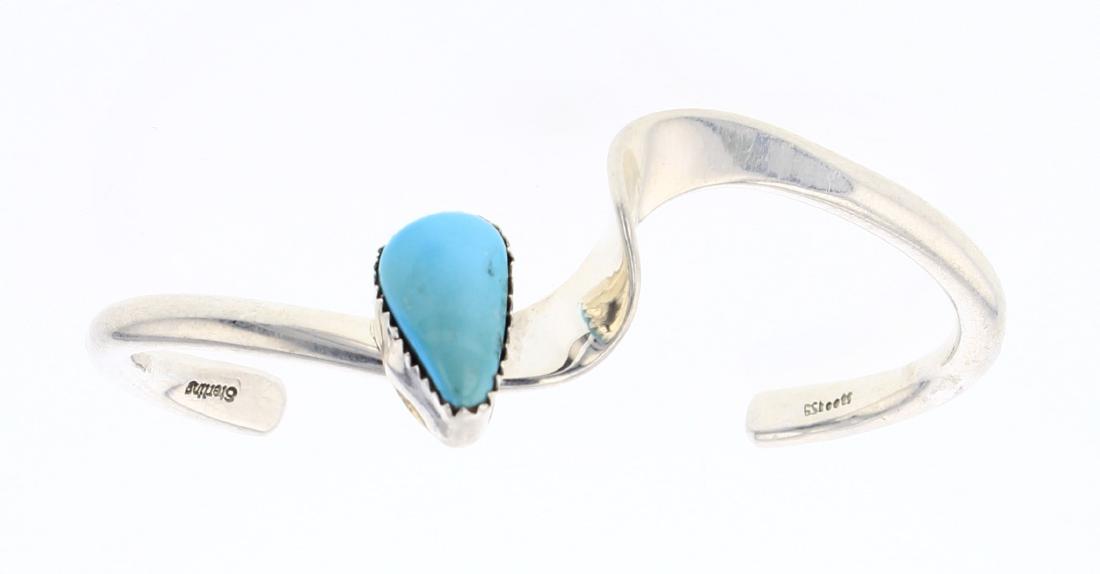 Skeets Vintage Turquoise Contemporary Design Bracelet (1 of 3)