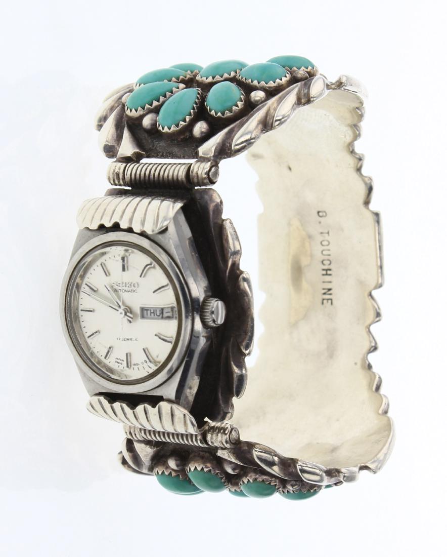 B. Touchine Vintage Turquoise Cluster Watch Bracelet (1 of 3)