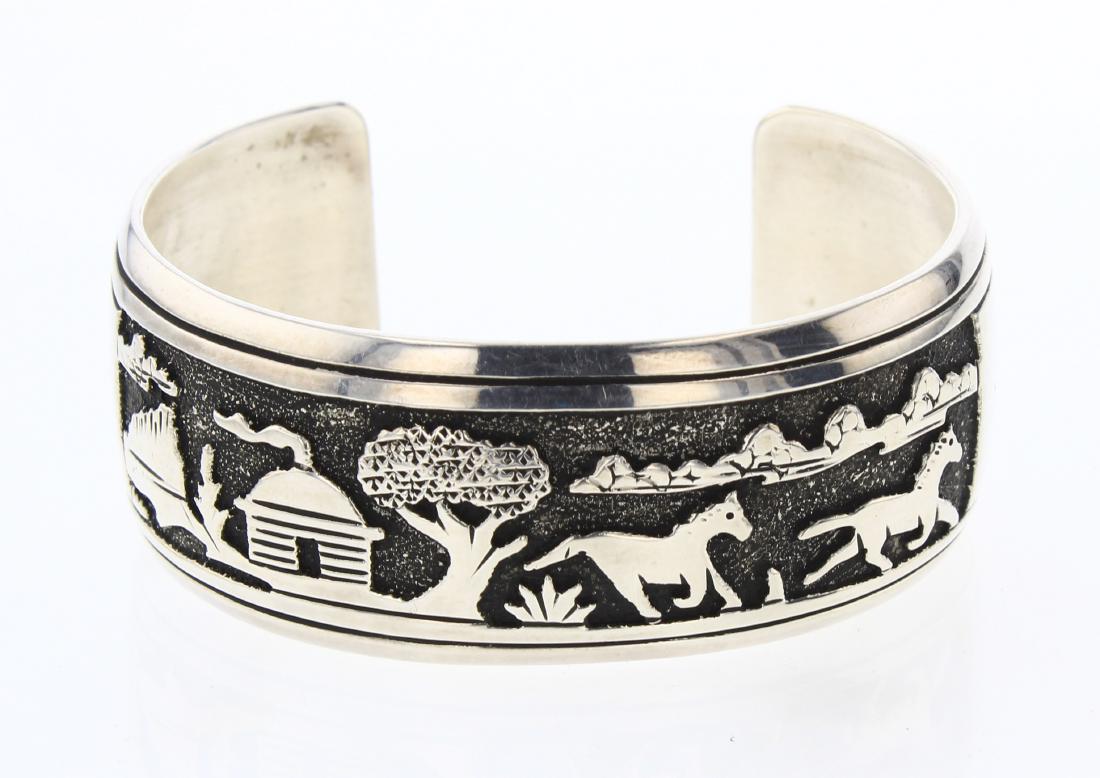 T&R Singer Story Teller Overlay Cuff Bracelet (1 of 3)