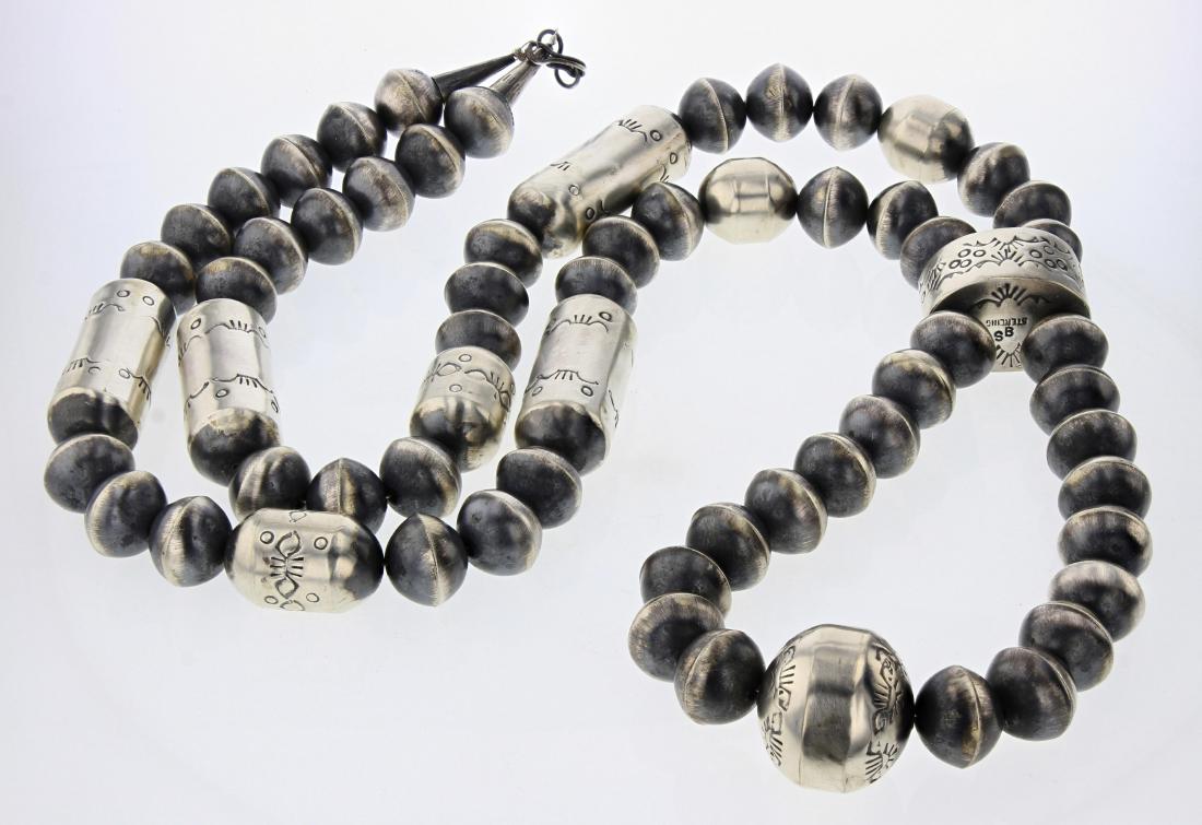 SB Navajo Pearls Bench Beads Mix Styles Jacla Necklace (1 of 3)