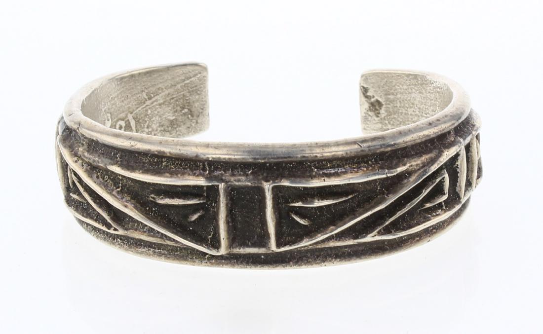 Vintage Tufa Cast Geometric Design (1 of 3)