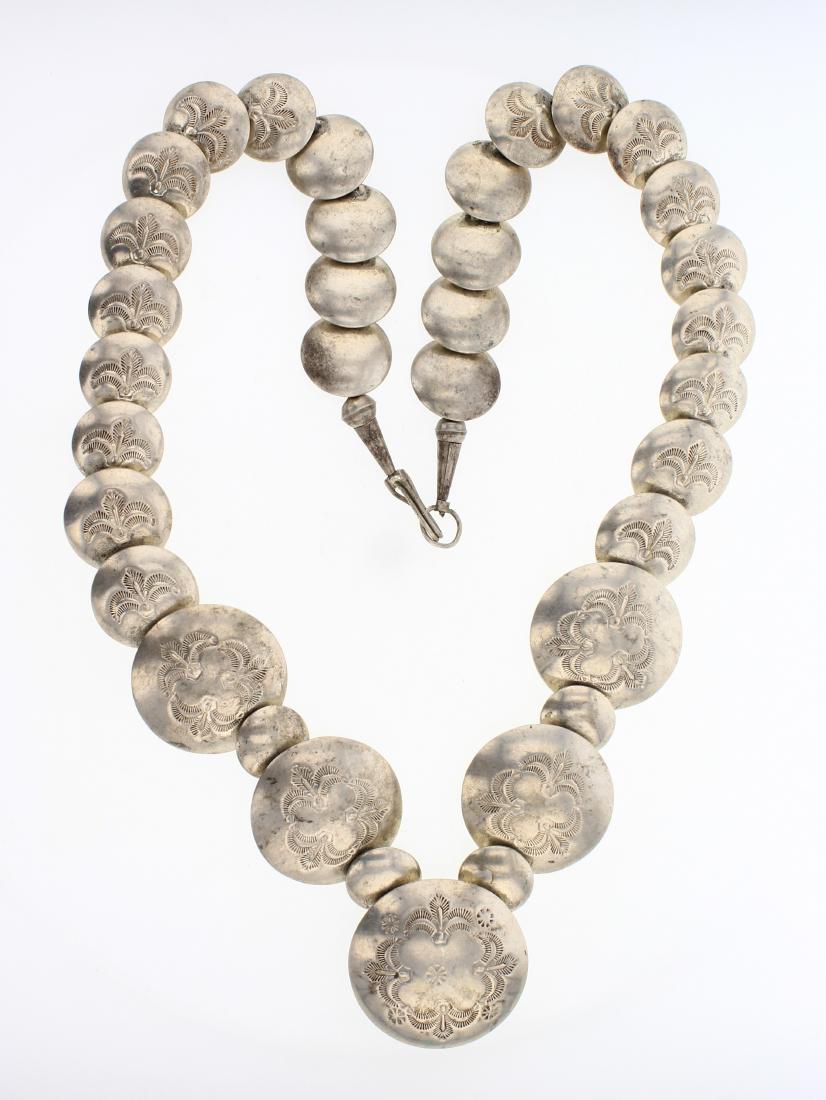 Old Pawn Original Hand Made Double Sided Disc Necklace (1 of 2)