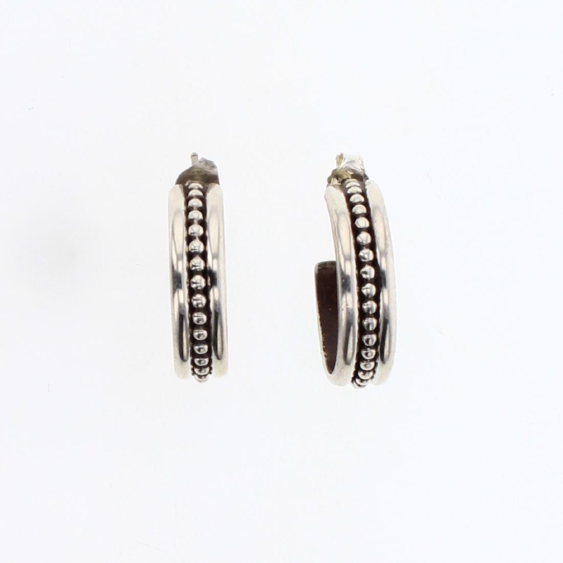Vintage Drop Post Hoop Earrings (1 of 2)