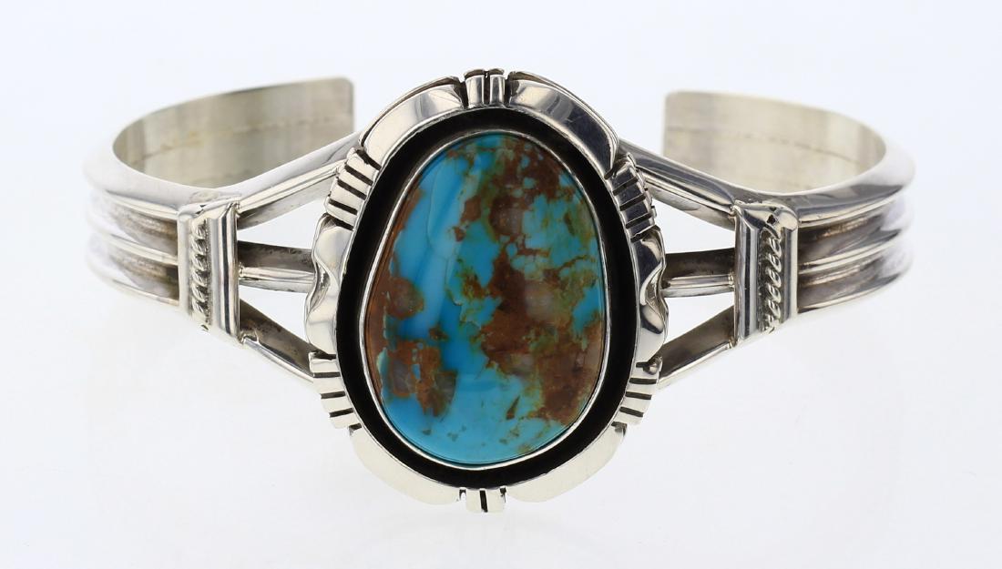 J. Nelson Contemporary Turquoise Cuff Bracelet (1 of 3)