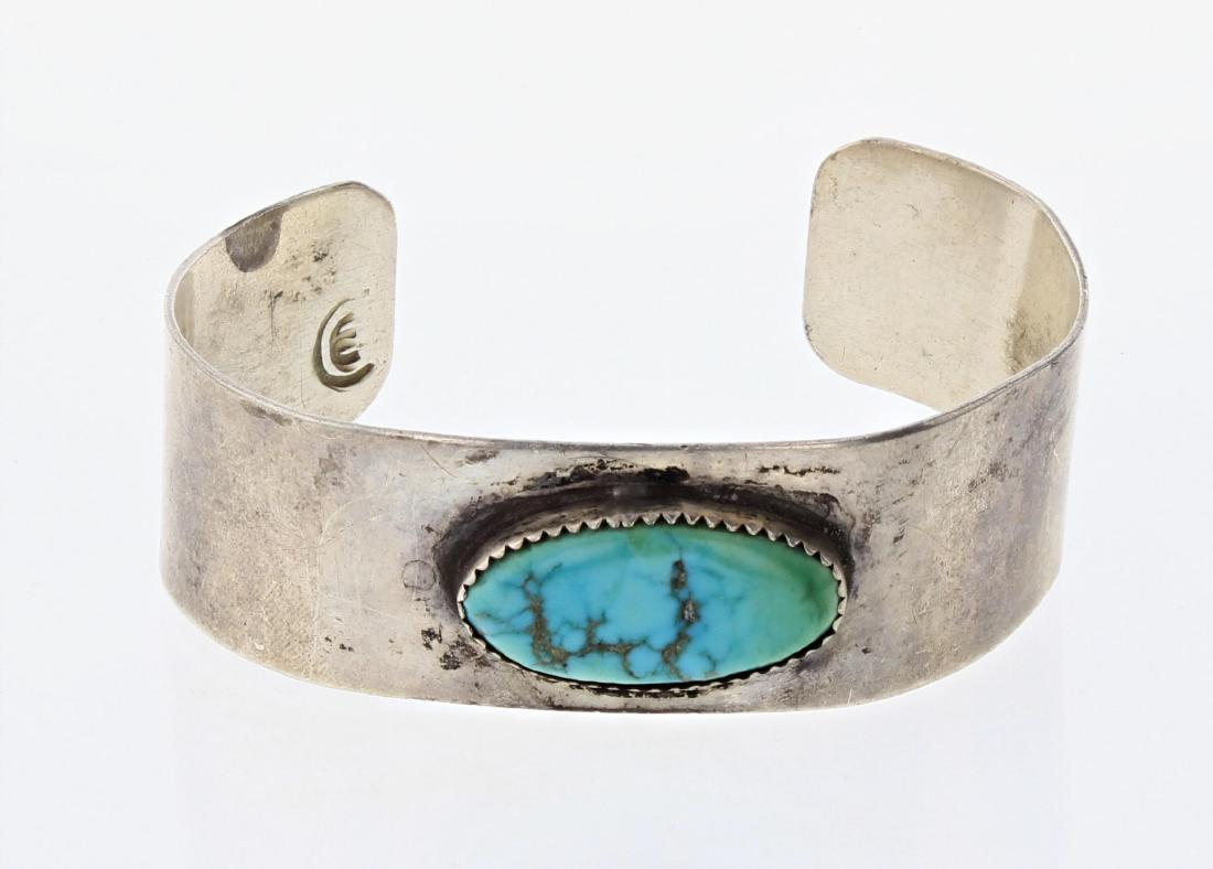 Old Pawn Turquoise Cuff Bracelet (1 of 3)