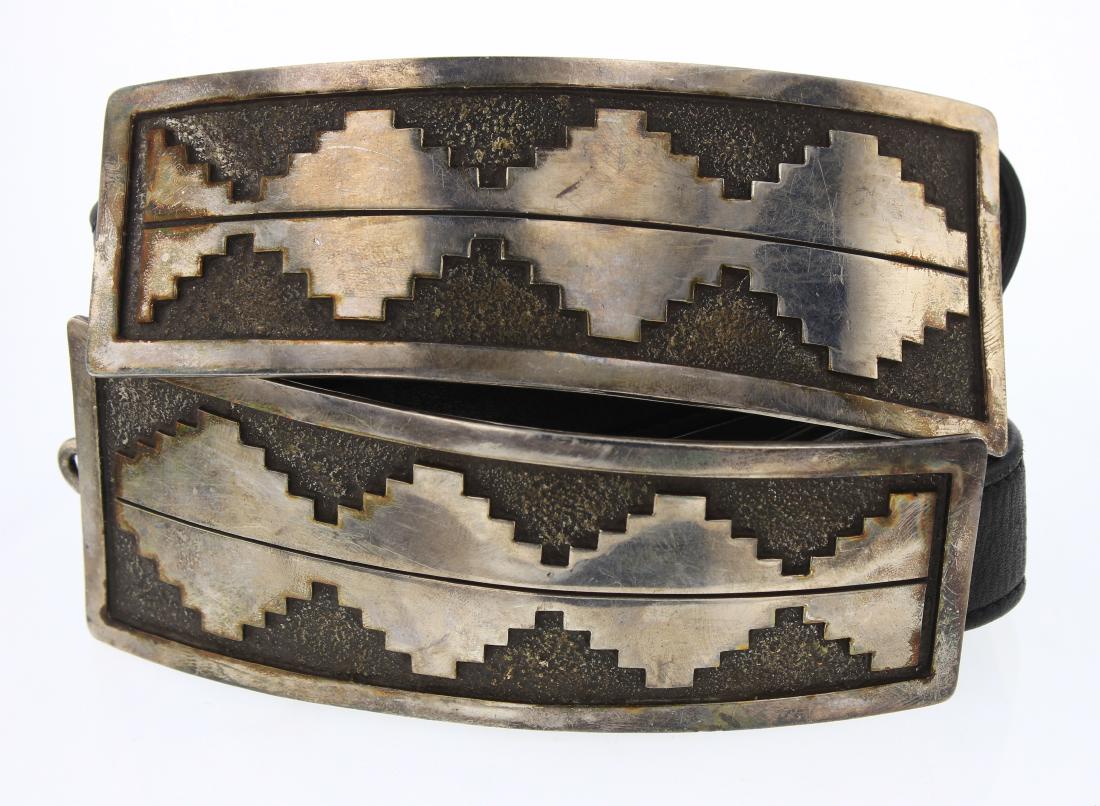 Old Pawn Heavy Gauge Geometric Design Large Two Side (1 of 3)