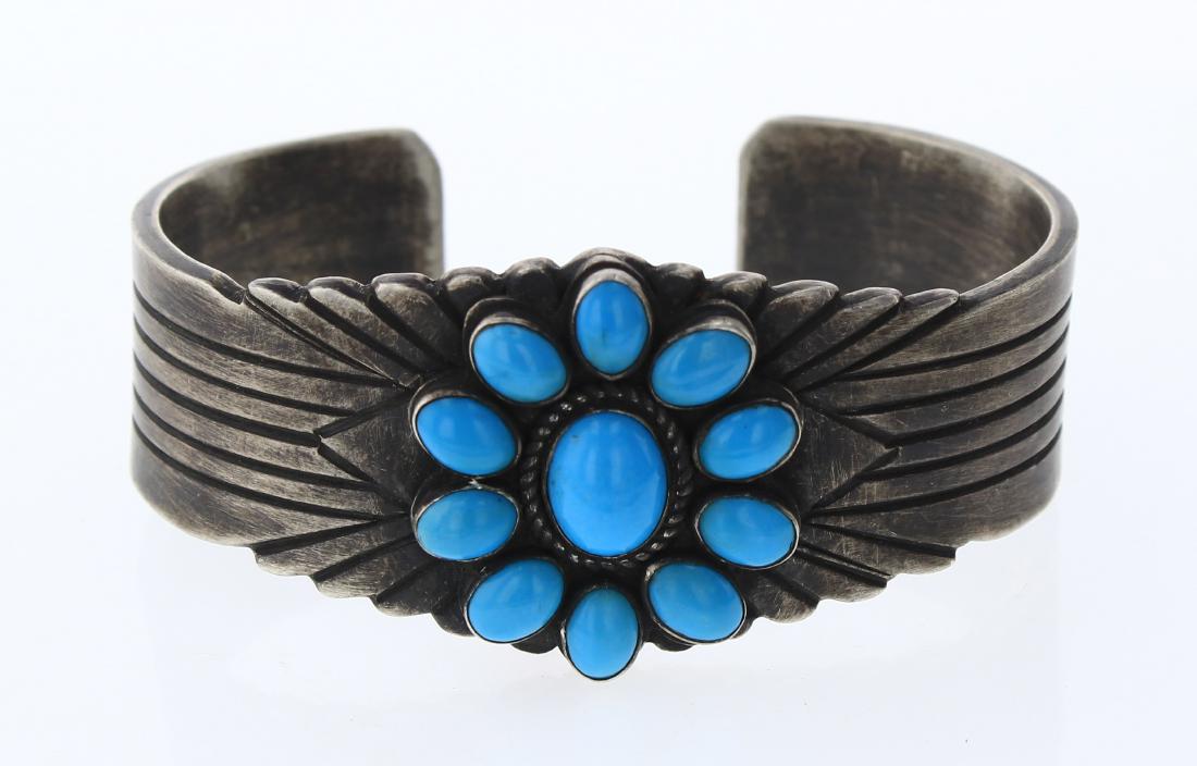 Ray Bennet Vintage Sleeping Beauty Turquoise Deep Etch (1 of 3)