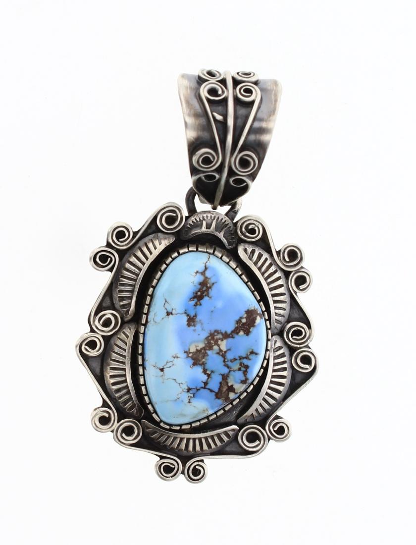 Lorenzo Juan Golden Hill Turquoise Bump Out Mixed Media (1 of 2)