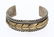 Mark Yazzie Vintage Intricate Leaf Overlay Cuff