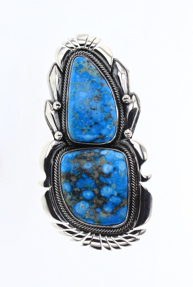 Mark Yazzie Contemporary Ithaca Peak Turquoise Freeform (1 of 3)