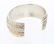 Marc Antia 14K Gold Over Sterling Heavy Stamp Cuff - 2