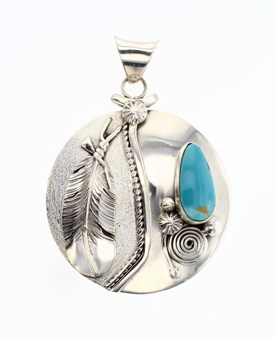 Ben Begay Turquoise Contemporary Pendant (1 of 2)