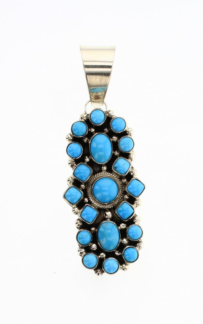 Dorothy Ashley Contemporary Turquoise Pendant (1 of 2)