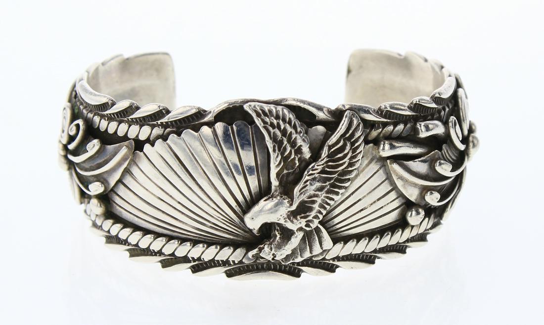 Vintage Eagle Multi Media Cuff Bracelet (1 of 3)