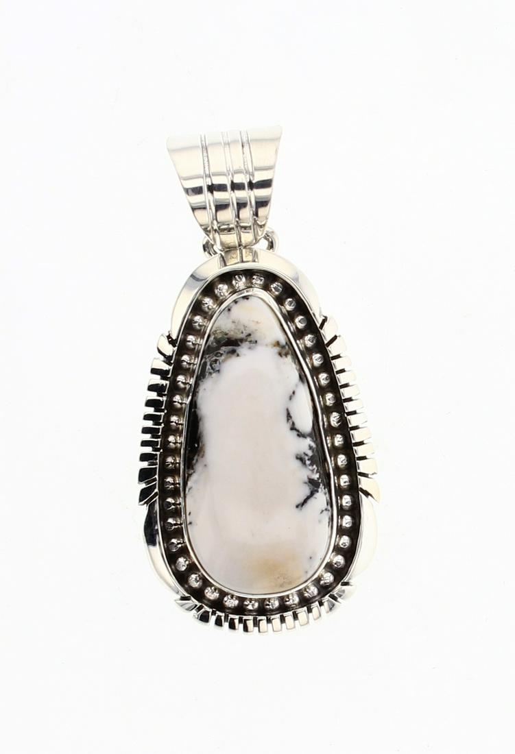 Contemporary White Buffalo Pendant (1 of 2)