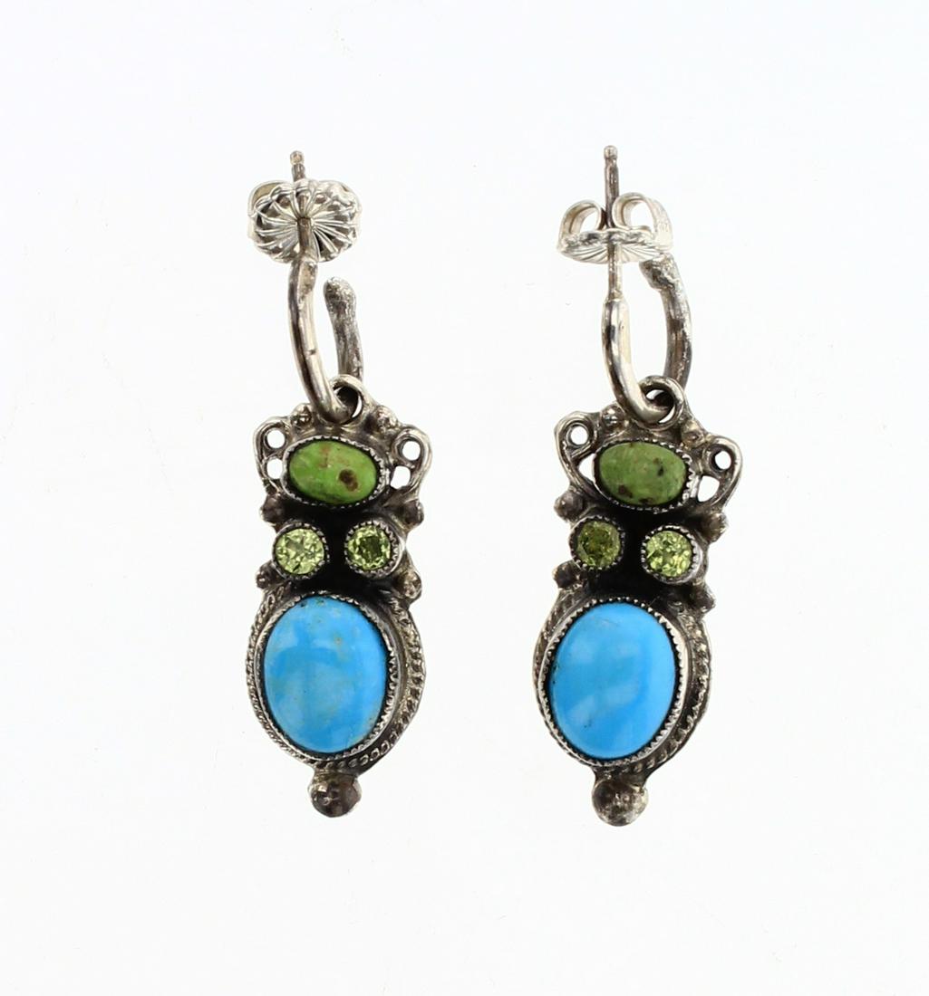 Leo Feeney Gaspeite Peridot & Sleeping Beauty Turquoise (1 of 2)