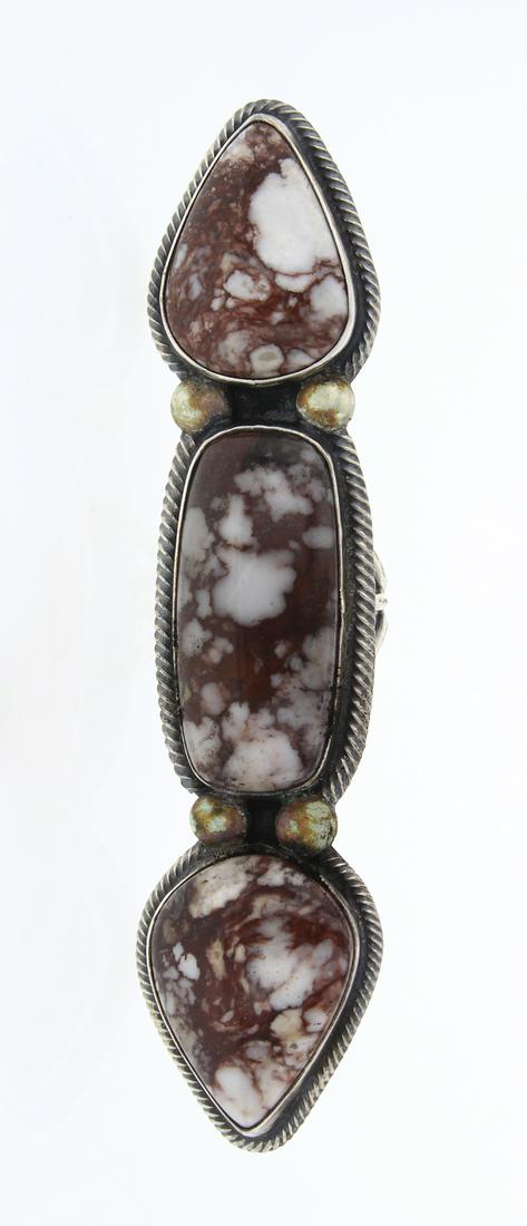 Rick Martinez Wild Horse Stone Elongated Statement Ring (1 of 4)