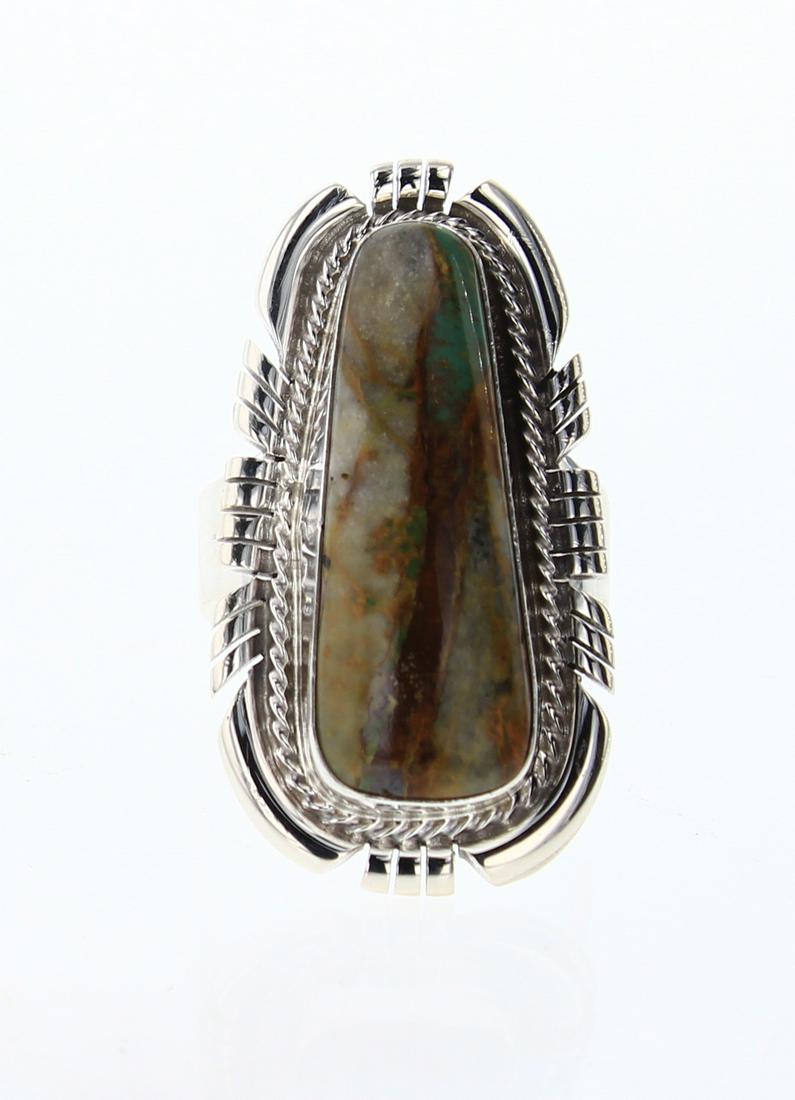 Sheila Becenti Royston Boulder Ribbon Turquoise (1 of 4)