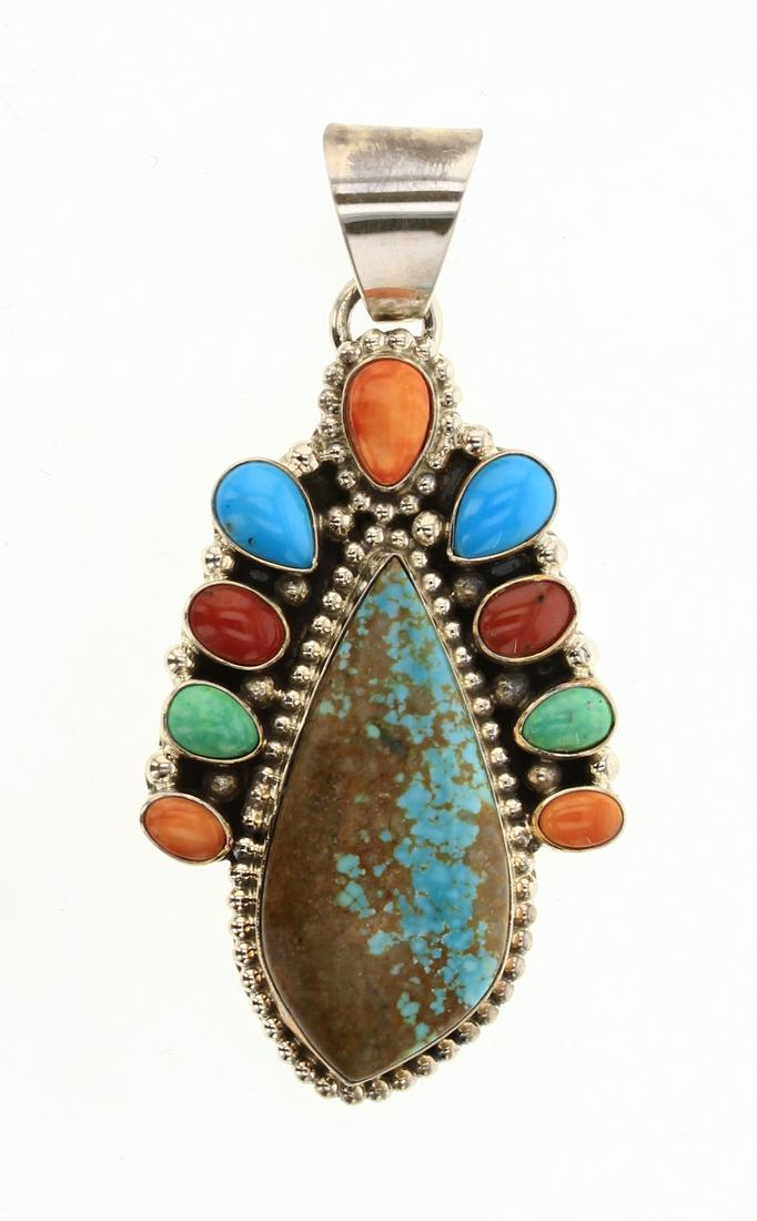 Kathleen Chavez Vintage Multi Color Pendant (1 of 2)