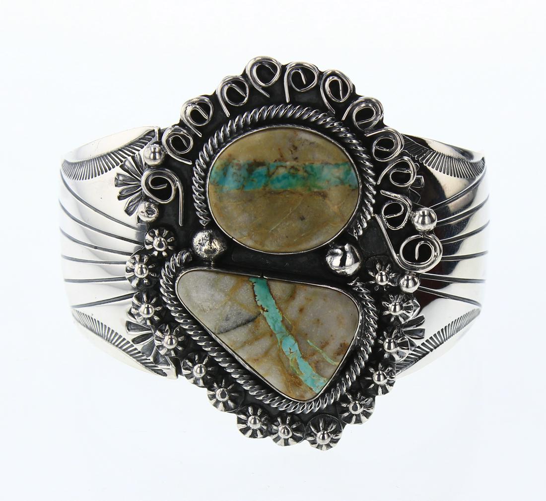 Boyd Ashley Boulder Turquoise Star & String Cuff (1 of 3)