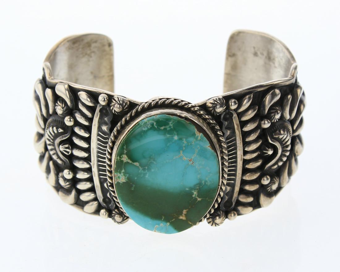 Darrel Becenti Royston Turquoise Heavy Bump Out (1 of 3)