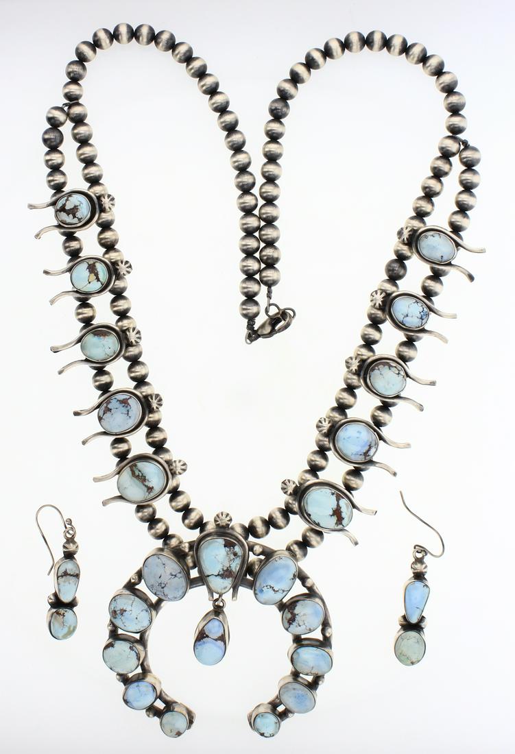 Pansy Johnson Golden Hill Turquoise Squash Blossom (1 of 2)