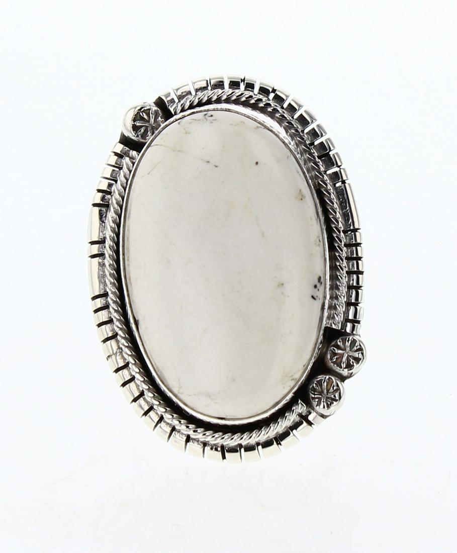 Esther Spencer White Buffalo Side Etch Ring (1 of 3)