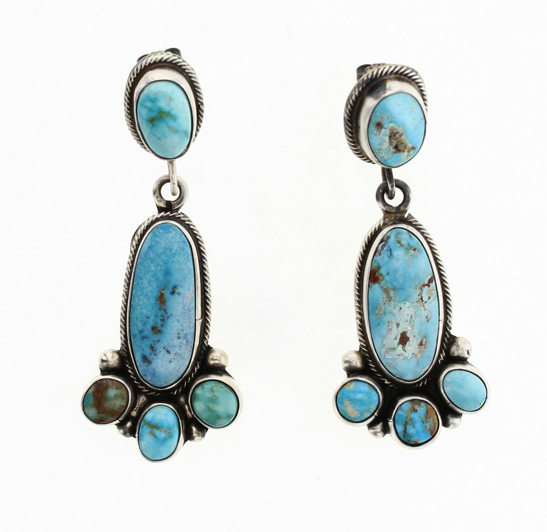 Esther Spencer Turquoise Post Earrings (1 of 2)