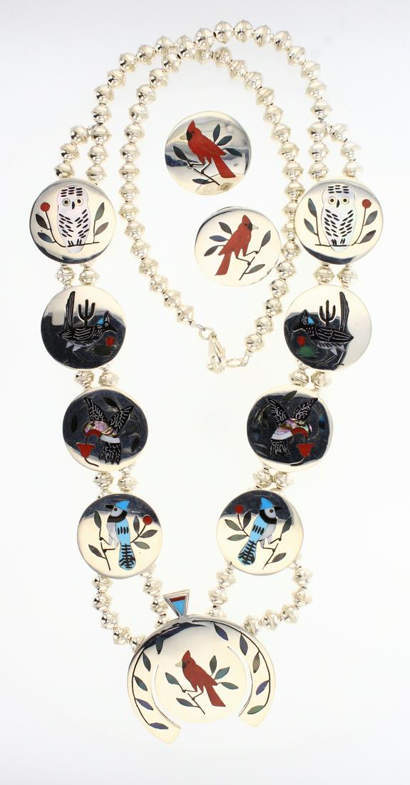 Dennis Edaakie Multi Color Zuni Inlay  Infamous (1 of 2)