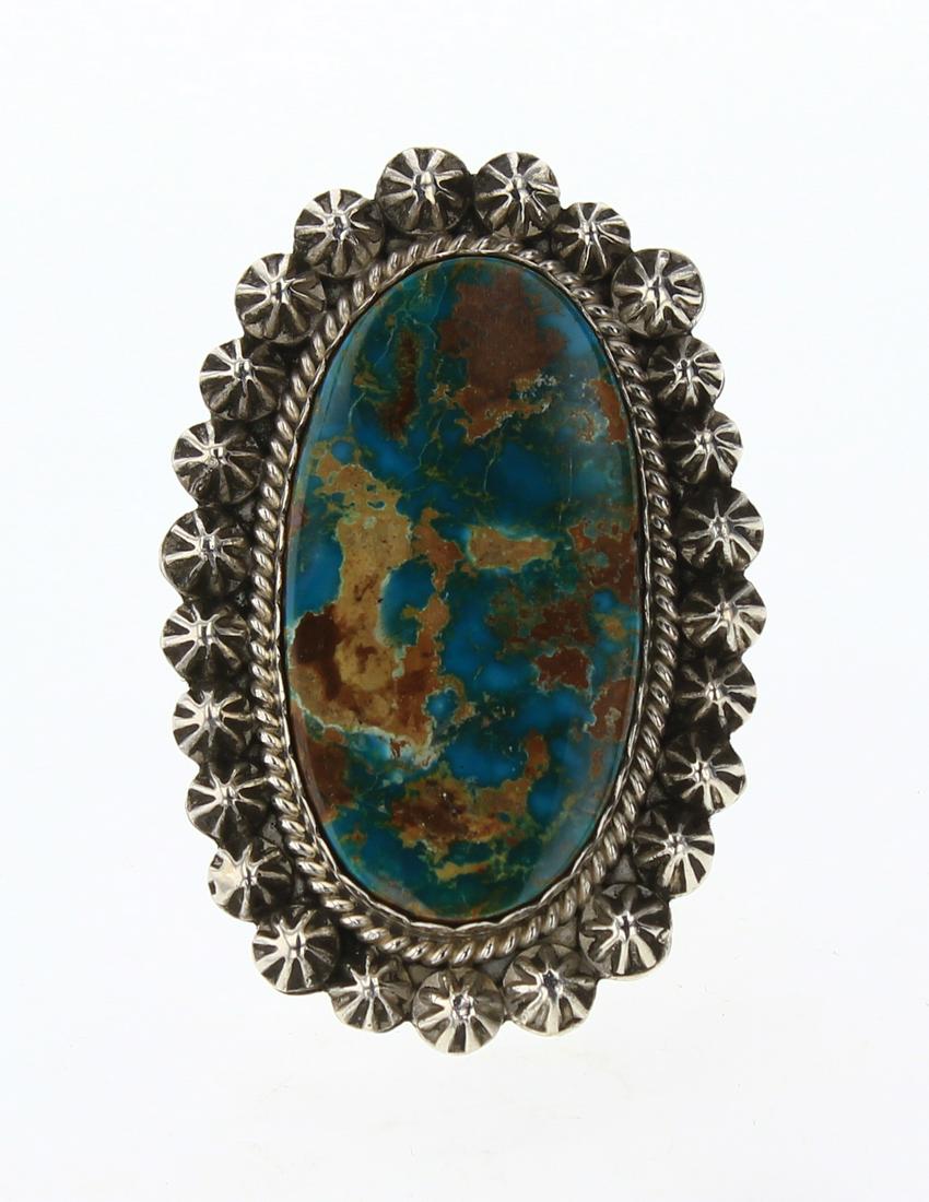 Gilbert Tom Royston Turquoise Star Drop Ring (1 of 4)