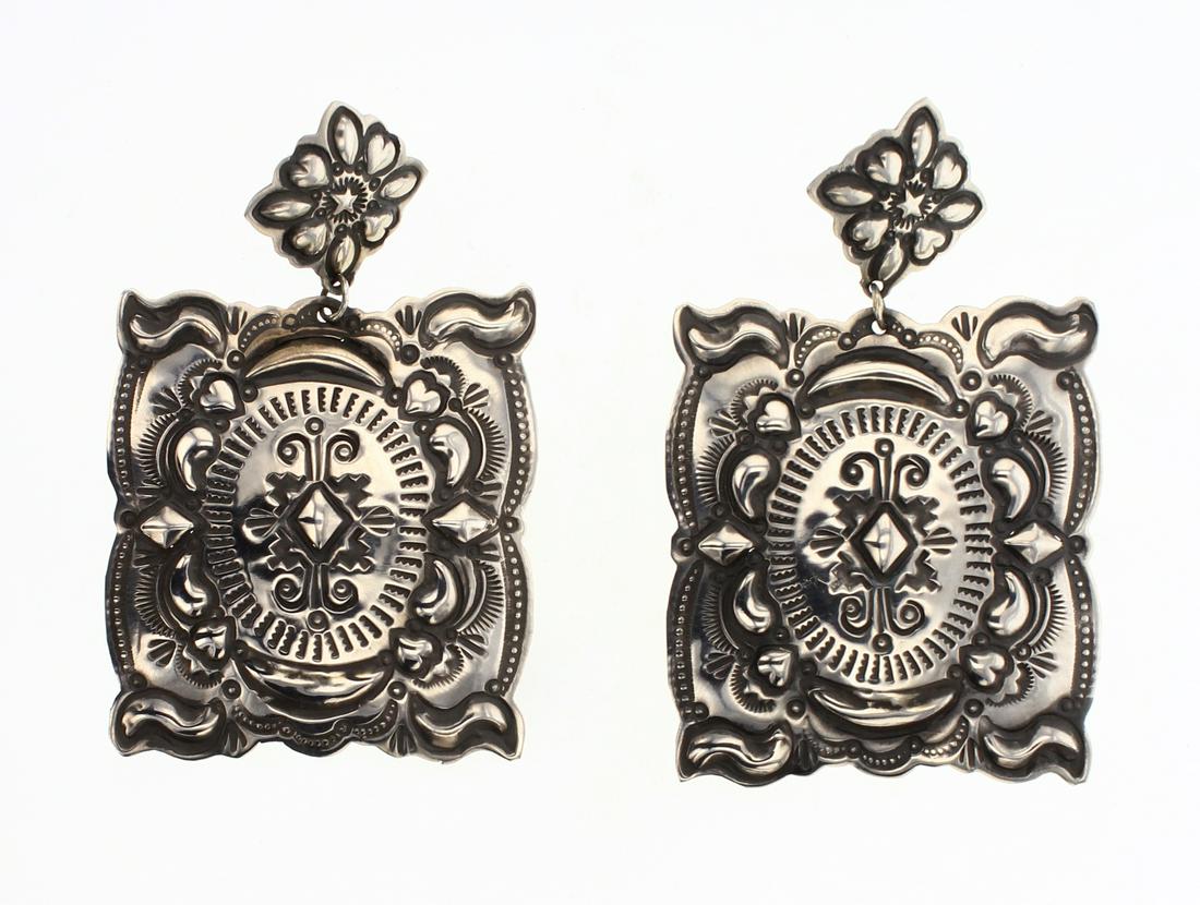 Darryl Becenti Heavy Bump Out Earrings (1 of 2)